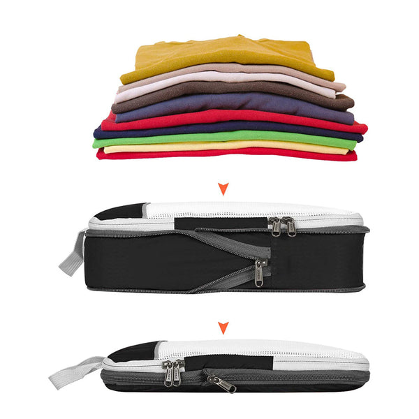 6Pcs/Set Compression Travelling Storage Bags Packing Organisers