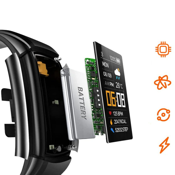 Smart Watch Rechargeable Touch Screen Fitness Activity Tracker Smart Watches