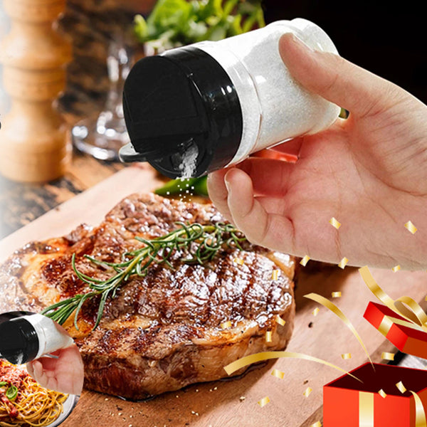 Under Shelf Spice Rack 6 Seasoning Bottles Kitchen Cabinet Organiser Spice Jars & Racks