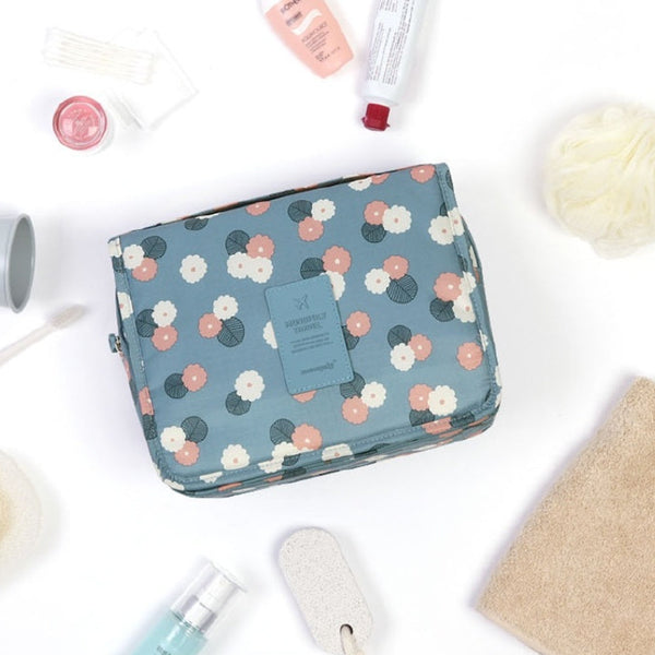 Hanging Travel Toiletry Bag Collapsible Makeup Storage Kit Makeup Bags & Cases