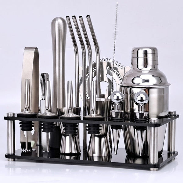 20Pcs 750Ml tail Shaker Set Stainless Steel Bartending Kit tail Shakers & Sets