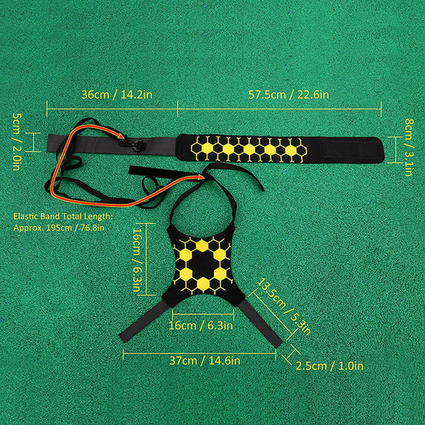Soccer Training Belt Solo Practice Equipment For Football And Rugby Training Aids