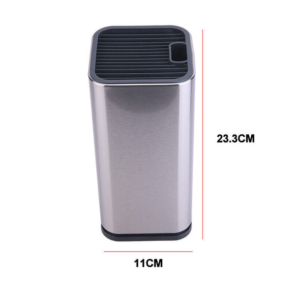 Universal Knife Block Kitchen Stainless Steel Knives Storage Stand Holder Knife Blocks & Storage