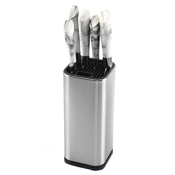 Universal Knife Block Kitchen Stainless Steel Knives Storage Stand Holder Knife Blocks & Storage