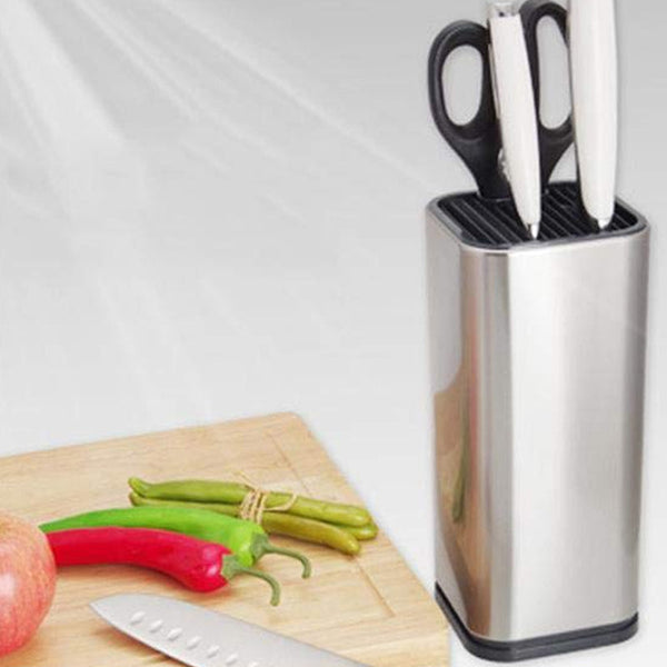 Universal Knife Block Kitchen Stainless Steel Knives Storage Stand Holder Knife Blocks & Storage