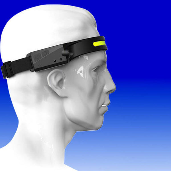 Cob Led Sensor Headlamp With 5 Lighting Modes Usb Rechargeable 1200Mah Battery Head Torches