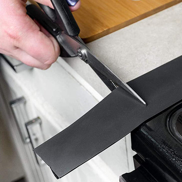 2 Pack Silicone Stove Gap Covers Heat Resistant Stove Burner Covers