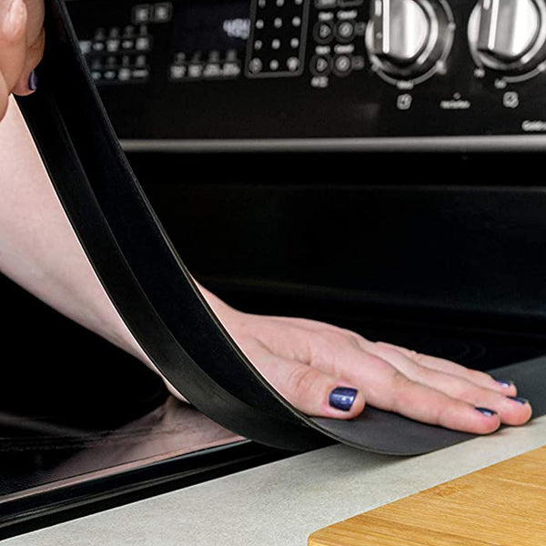 2 Pack Silicone Stove Gap Covers Heat Resistant Stove Burner Covers