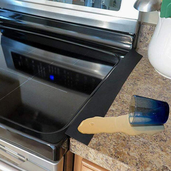 2 Pack Silicone Stove Gap Covers Heat Resistant Stove Burner Covers