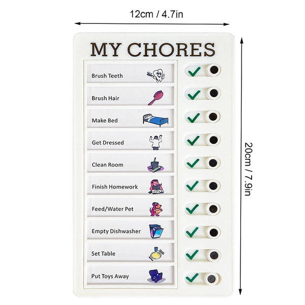 Detachable And Reusable Chore Chart Memo Board Message Boards