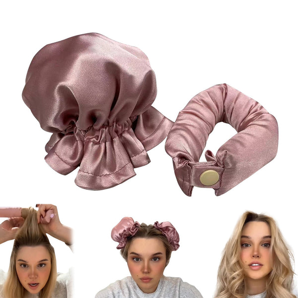Heatless Hair Curler Bun Bons Rollers With Cap Effortless Elegance Gentle Rollers & Curlers
