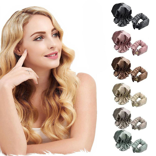 Heatless Hair Curler Bun Bons Rollers With Cap Effortless Elegance Gentle Rollers & Curlers