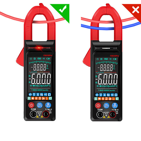 Clamp Multimeter Current And Voltage Meter Battery Operated Car Accessories Multimeters