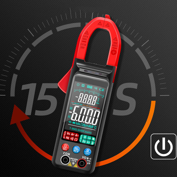 Clamp Multimeter Current And Voltage Meter Battery Operated Car Accessories Multimeters