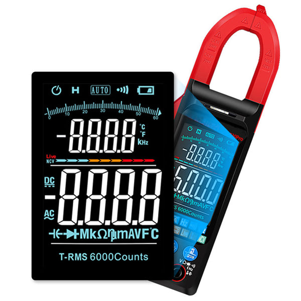 Clamp Multimeter Current And Voltage Meter Battery Operated Car Accessories Multimeters