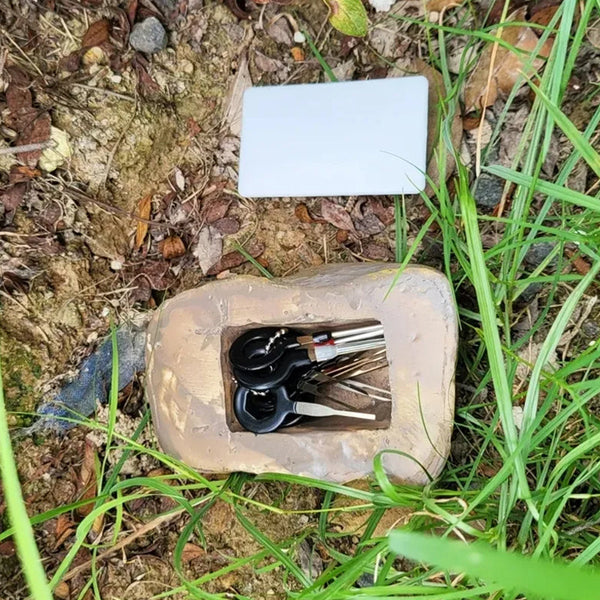 Concealed Stone Key Keeper Spare Fake Rock Outdoor Storage Key Holders