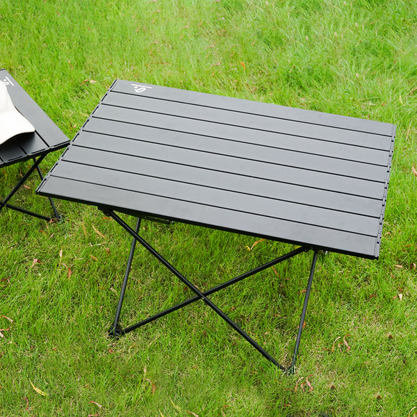 Hyperanger Portable Aluminum Alloy Camping Folding Picnic Table