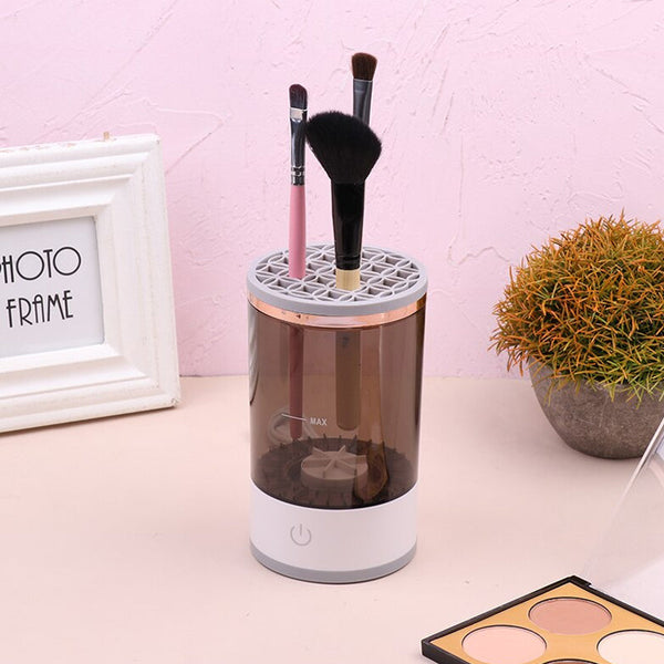 Electric Makeup Brush Cleaner Washing Drying Machine Usb Plugged In 7000Rpm Brush Cleaners