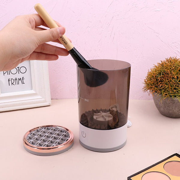 Electric Makeup Brush Cleaner Washing Drying Machine Usb Plugged In 7000Rpm Brush Cleaners