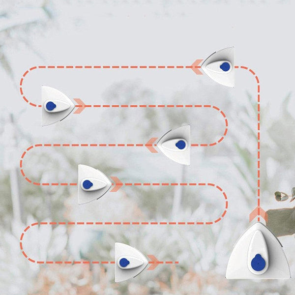 Double Layered Water Injection Magnetic Glass Cleaner Squeegees & Window Cleaning