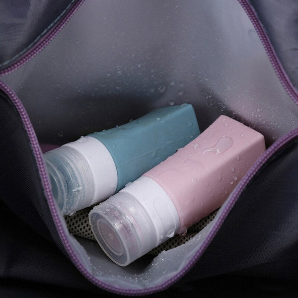 Large Capacity Collapsible Travel Bag With Dry And Wet Compartment Duffle Bags