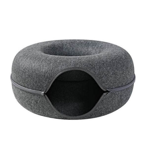 Detachable Donut Shape Pet Bed Cat And Dog Washable Pet Beds
