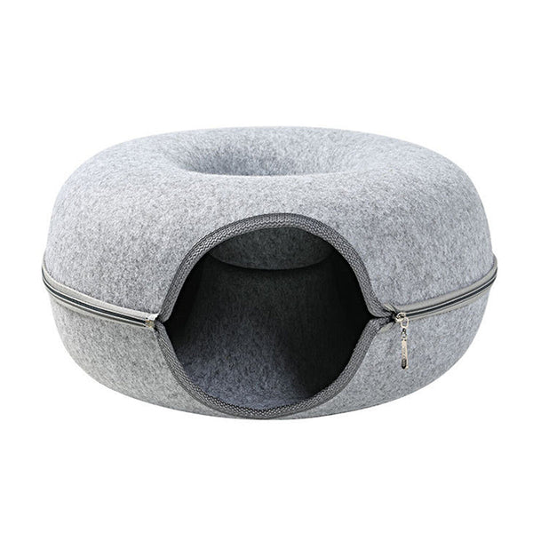 Detachable Donut Shape Pet Bed Cat And Dog Washable Pet Beds