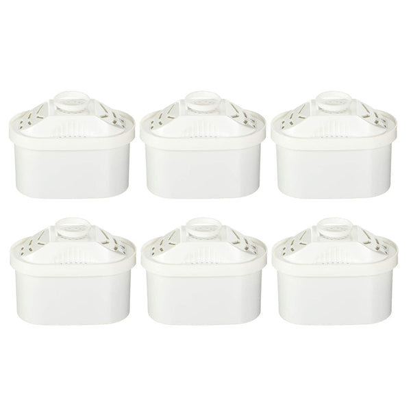 Pack Of 6 Water Filter Pitcher Replacements Jar Cartridge Refills Water Filters