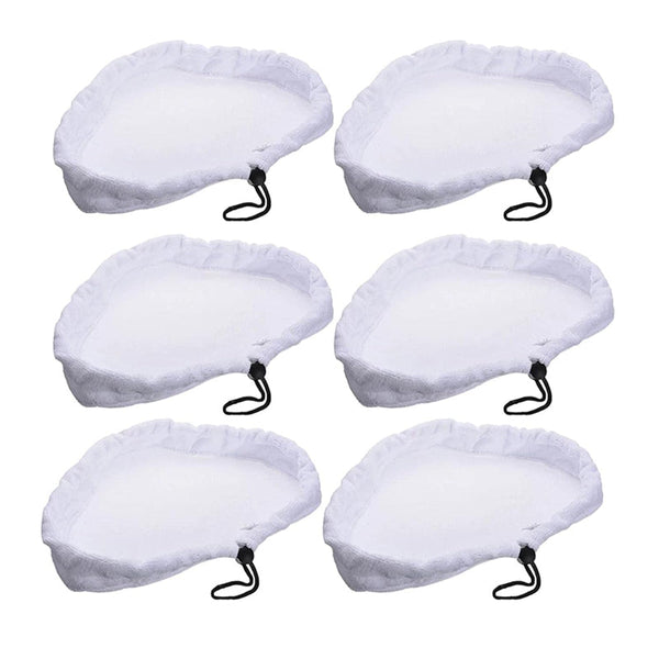 Pack Of 6 Replacement Washable And Reusable Triangle Steam Mop Pads