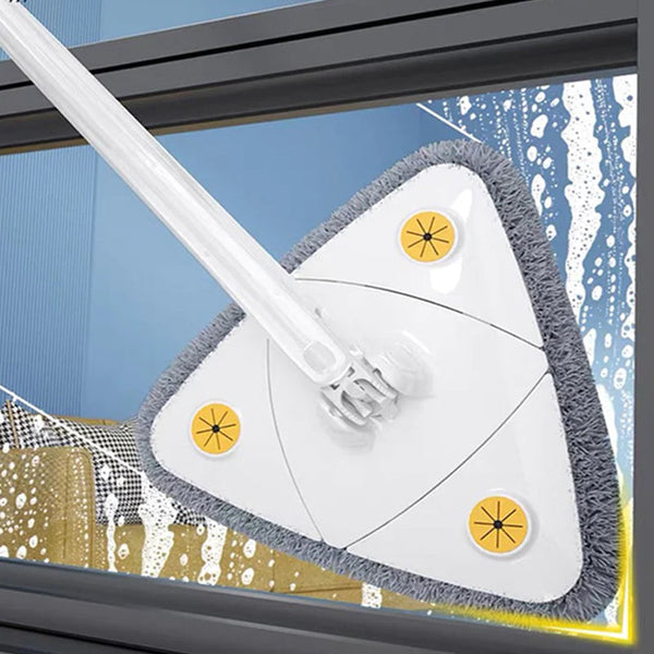 360 Rotating Triangle Multifunctional Microfiber Cleaning Mop Mops Brooms & Scrubbers