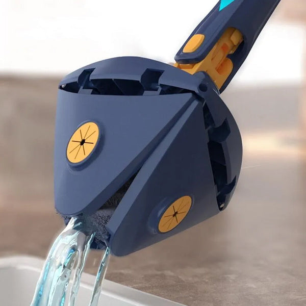 360 Rotating Triangle Multifunctional Microfiber Cleaning Mop Mops Brooms & Scrubbers