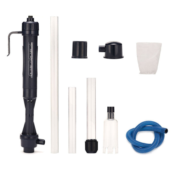 Fish Tank Cleaner Electric Gravel Vacuum Siphon Kit Battery Powered Cleaning & Maintenance