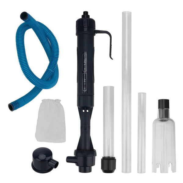 Fish Tank Cleaner Electric Gravel Vacuum Siphon Kit Battery Powered Cleaning & Maintenance