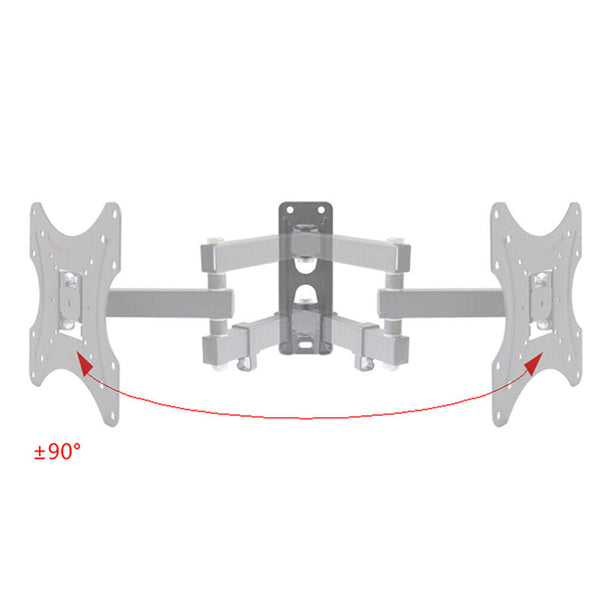 Full Motion Tv Wall Mount Bracket Swivel Tilt For 32 To 55 Inch Tv Stands & Mounts