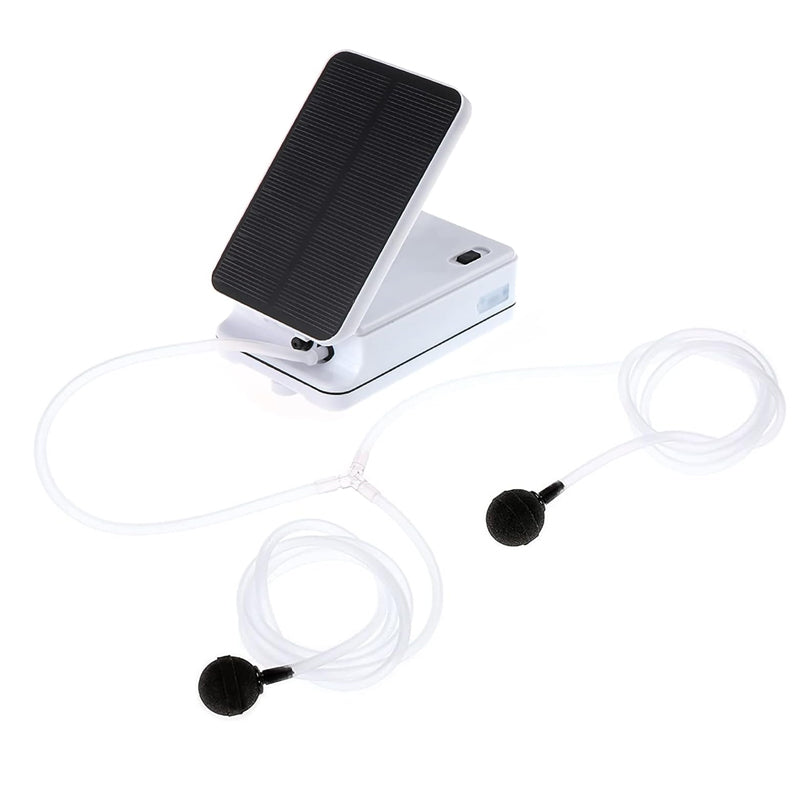Solar Powered Pool Fish Tank Aquarium Oxygenator Air Pump Aerator Kit Air Pumps