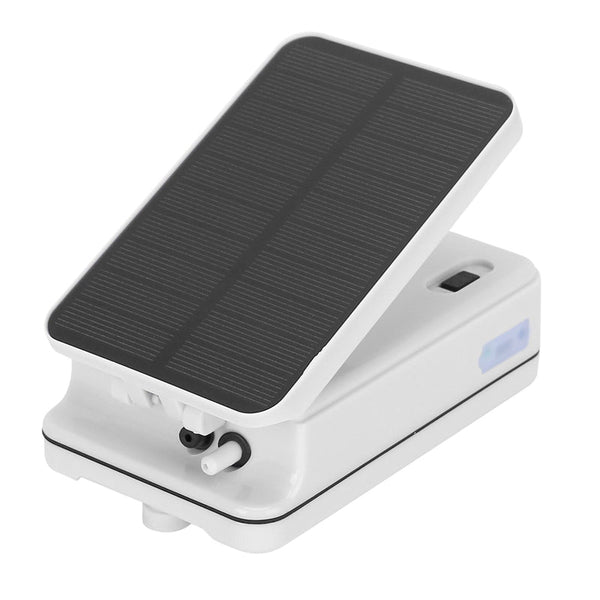 Solar Powered Pool Fish Tank Aquarium Oxygenator Air Pump Aerator Kit Air Pumps