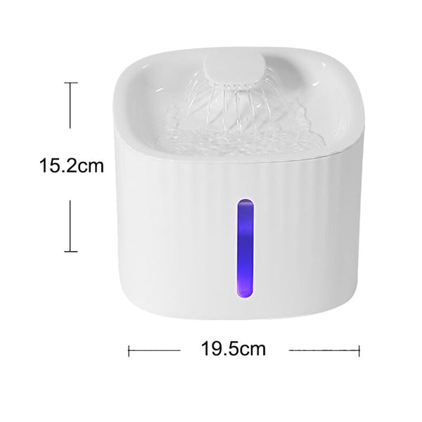 3L Quiet Operations Automatic Pet Water Fountain With Wireless Pump Dog Automatic Feeders