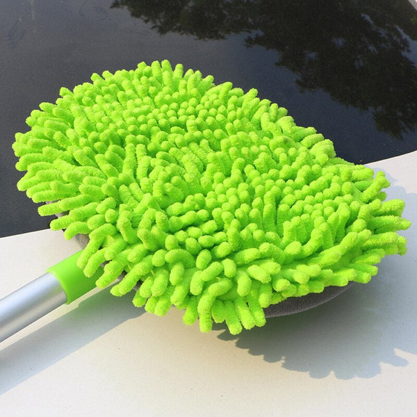 Three Sections Scratch Free Aluminum Alloy Microfiber Car Washing Mop Car Cleaning Tools
