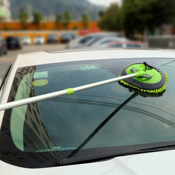 Three Sections Scratch Free Aluminum Alloy Microfiber Car Washing Mop Car Cleaning Tools