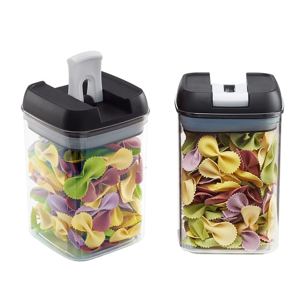 Pack Of 7 Plastic Food Storage Organizing Container With Airtight Lids Food Storage Containers