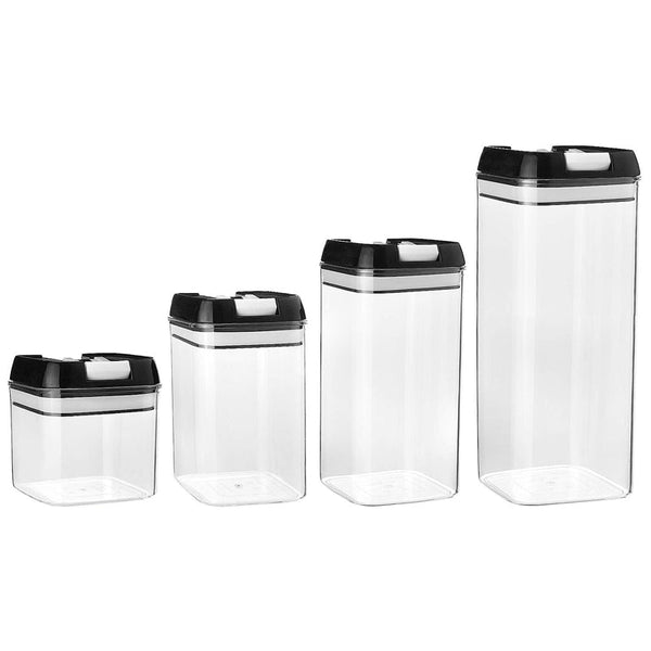 Pack Of 7 Plastic Food Storage Organizing Container With Airtight Lids Food Storage Containers