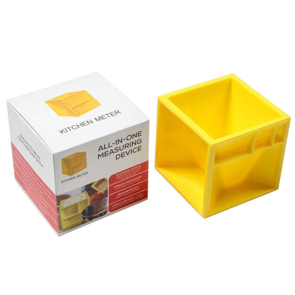 All In One Kitchen Cube Ingredient Measuring Device Tool Save Space