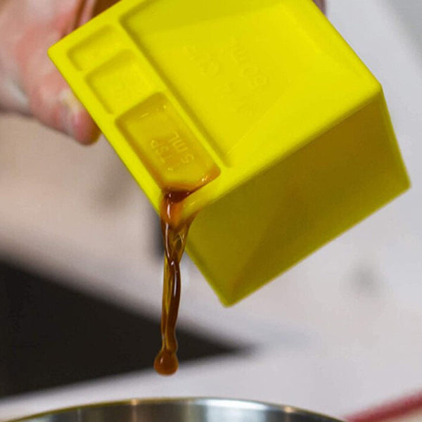 All In One Kitchen Cube Ingredient Measuring Device Tool Save Space Measuring Cups Jugs & Spoons