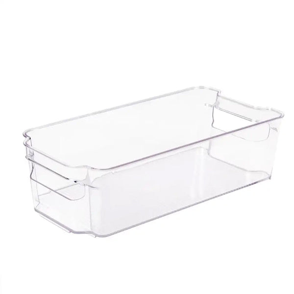 Pack Of 6 Acrylic Stackable Clear Plastic Storage Bin For Refrigerator Food Storage Containers