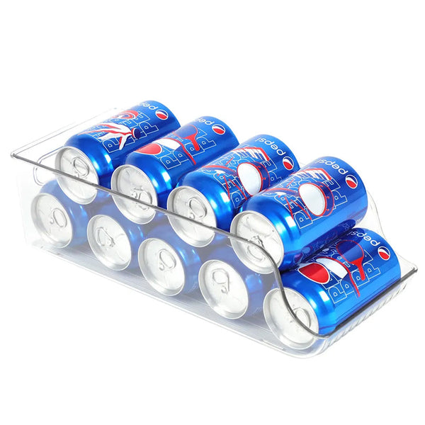 Pack Of 6 Acrylic Stackable Clear Plastic Storage Bin For Refrigerator Food Storage Containers