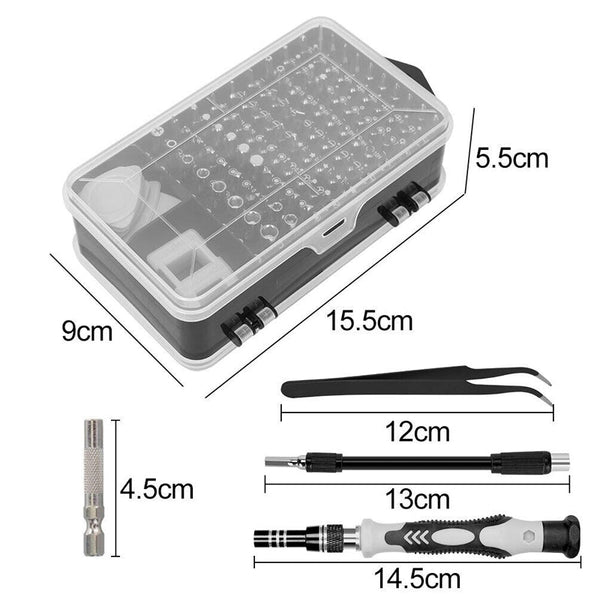 115 In 1 Precision Screwdriver Set Computer Phone Watch Repair Tool Kit Screwdrivers & Nutdrivers