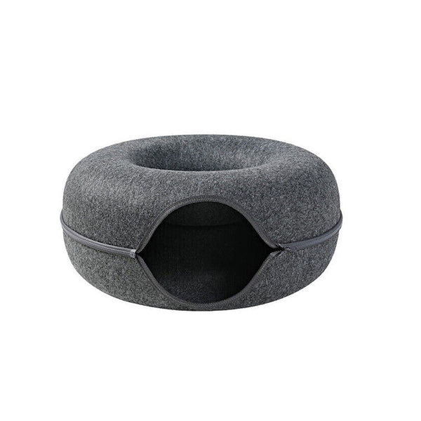 Detachable Donut Shape Pet Bed Cat And Dog Washable Pet Beds