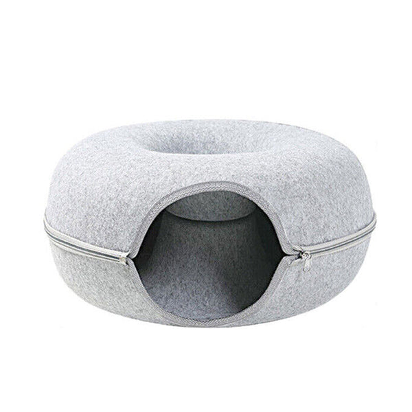 Detachable Donut Shape Pet Bed Cat And Dog Washable Pet Beds