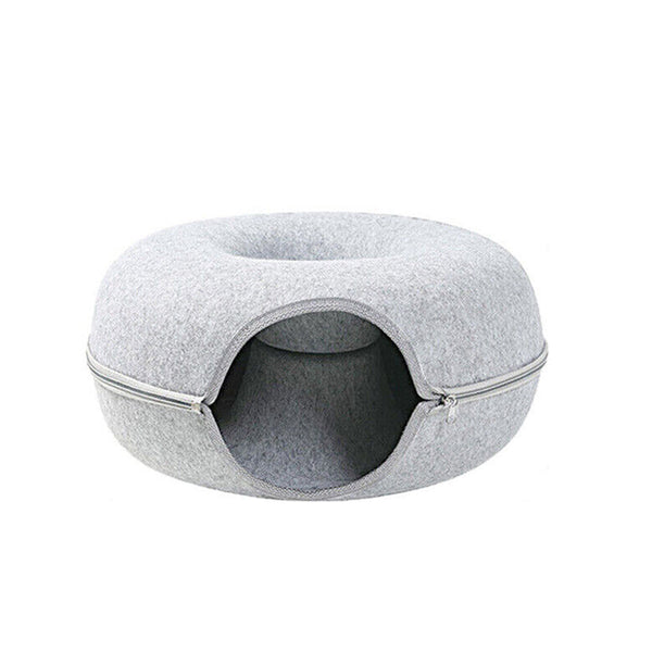 Detachable Donut Shape Pet Bed Cat And Dog Washable Pet Beds
