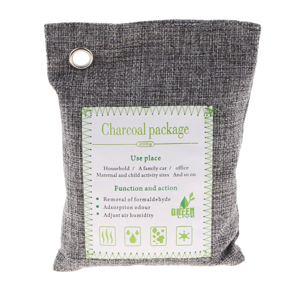 Pack Of 5 Activated Bamboo Charcoal Air Purifying Deodorizing Bags Air Purifiers